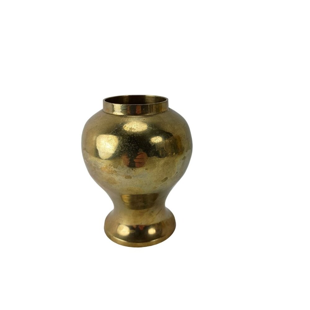 Mini Brass Metal Vase Vintage - Picture 4 of 6